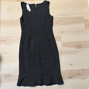 WHBM Women's Size 8 Body Perfecting Dot-Print Suiting Sheath Dress